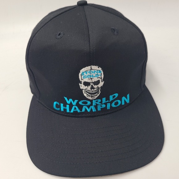 Vintage Stone Cold Steve Austin Hat Snapback World Champion Whooped Ass WWF WWE